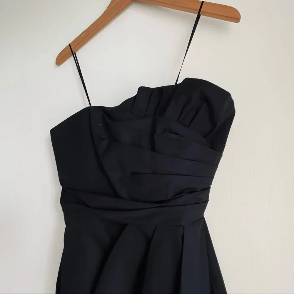 J. Crew black strapless dress mini dress size 10